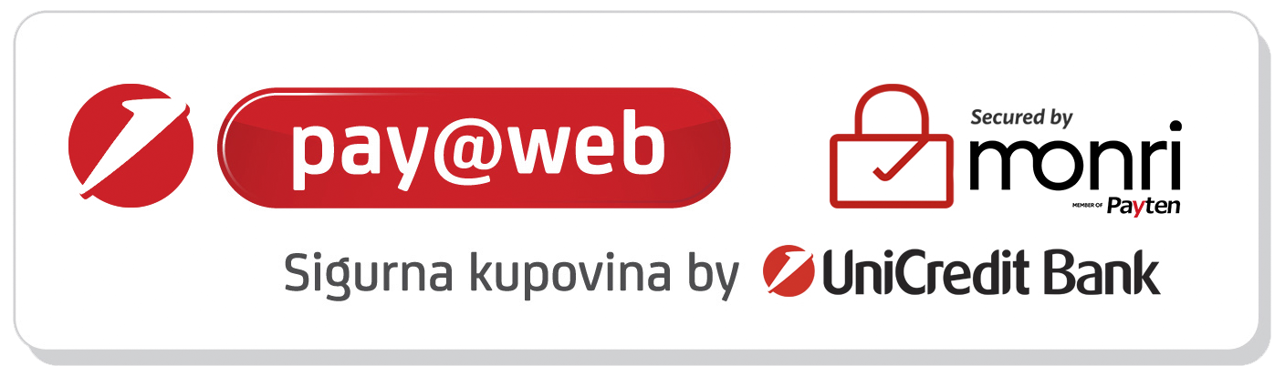 pay@web — sigurna kupovina, Monri i UniCredit Bank